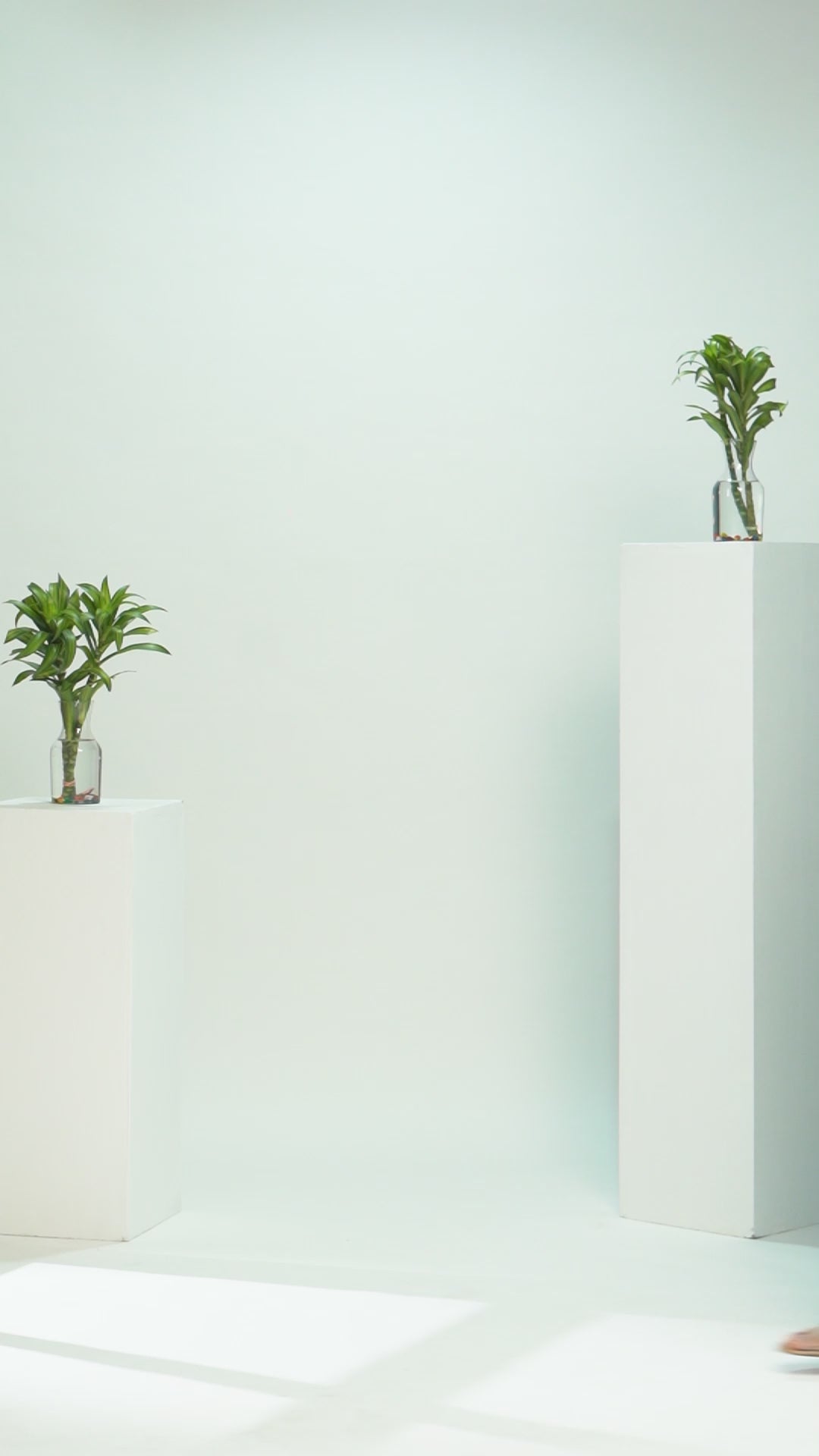 Plus Size Green Polyester Skirt