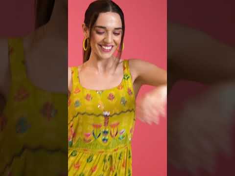 Multicolor Floral Print Dress